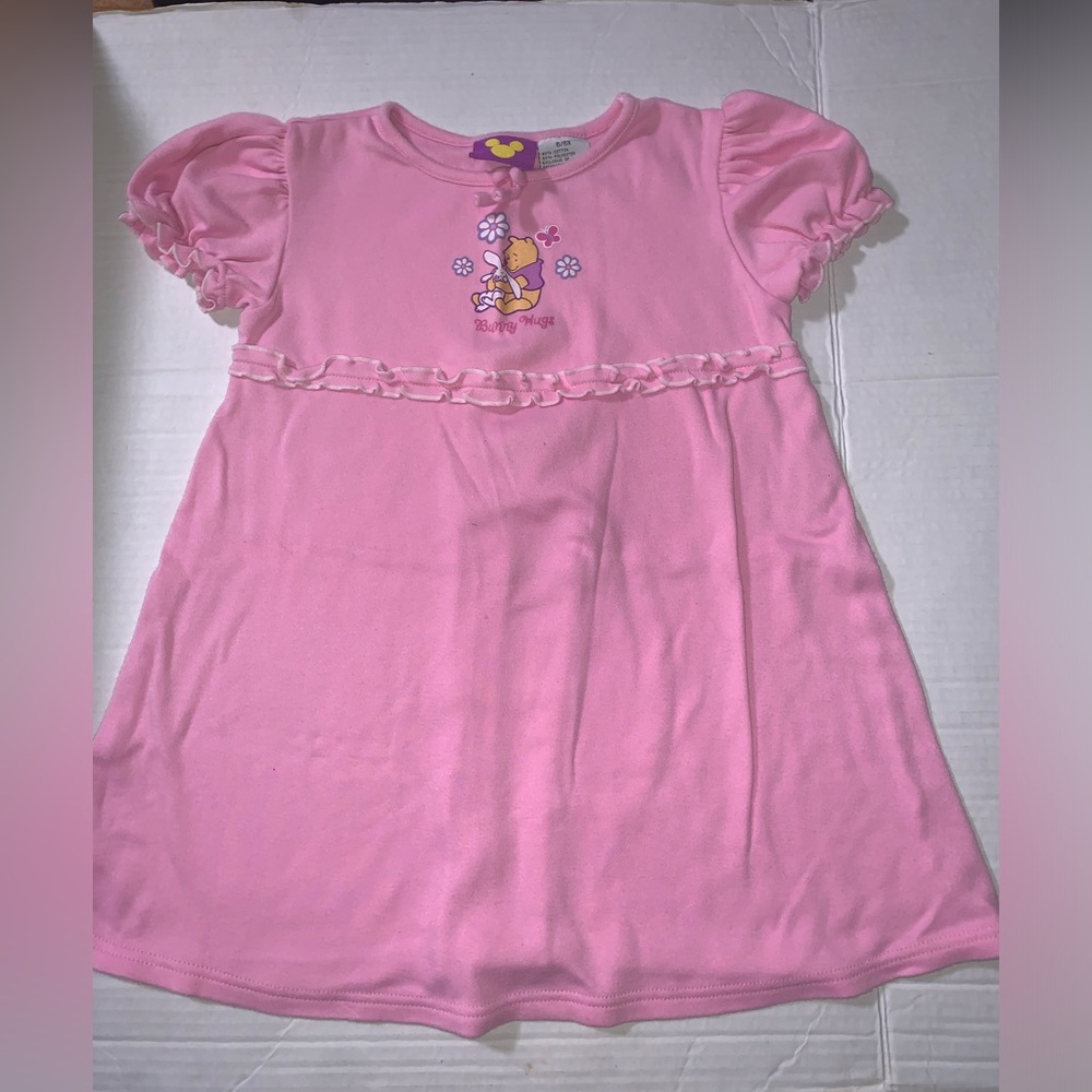 Vintage Winnie the Pooh pink party dress
